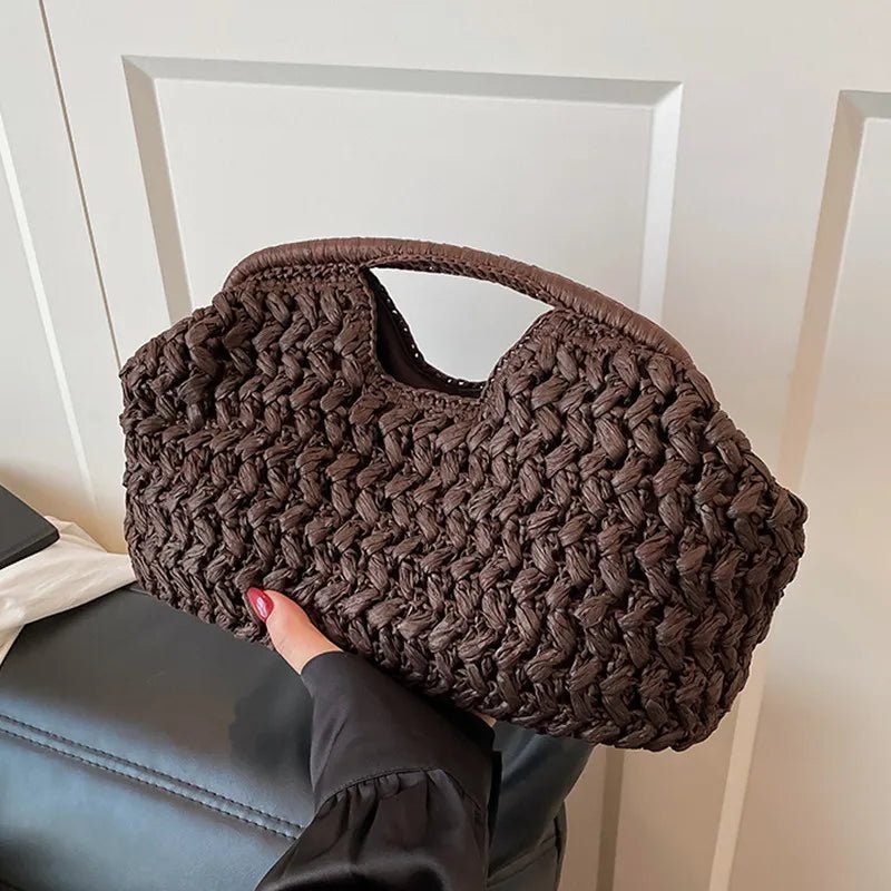 Sac cabas en rotin tressé Bianca