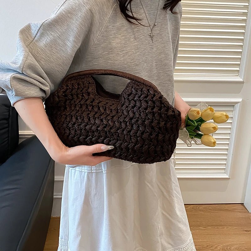 Sac cabas en rotin tressé Bianca