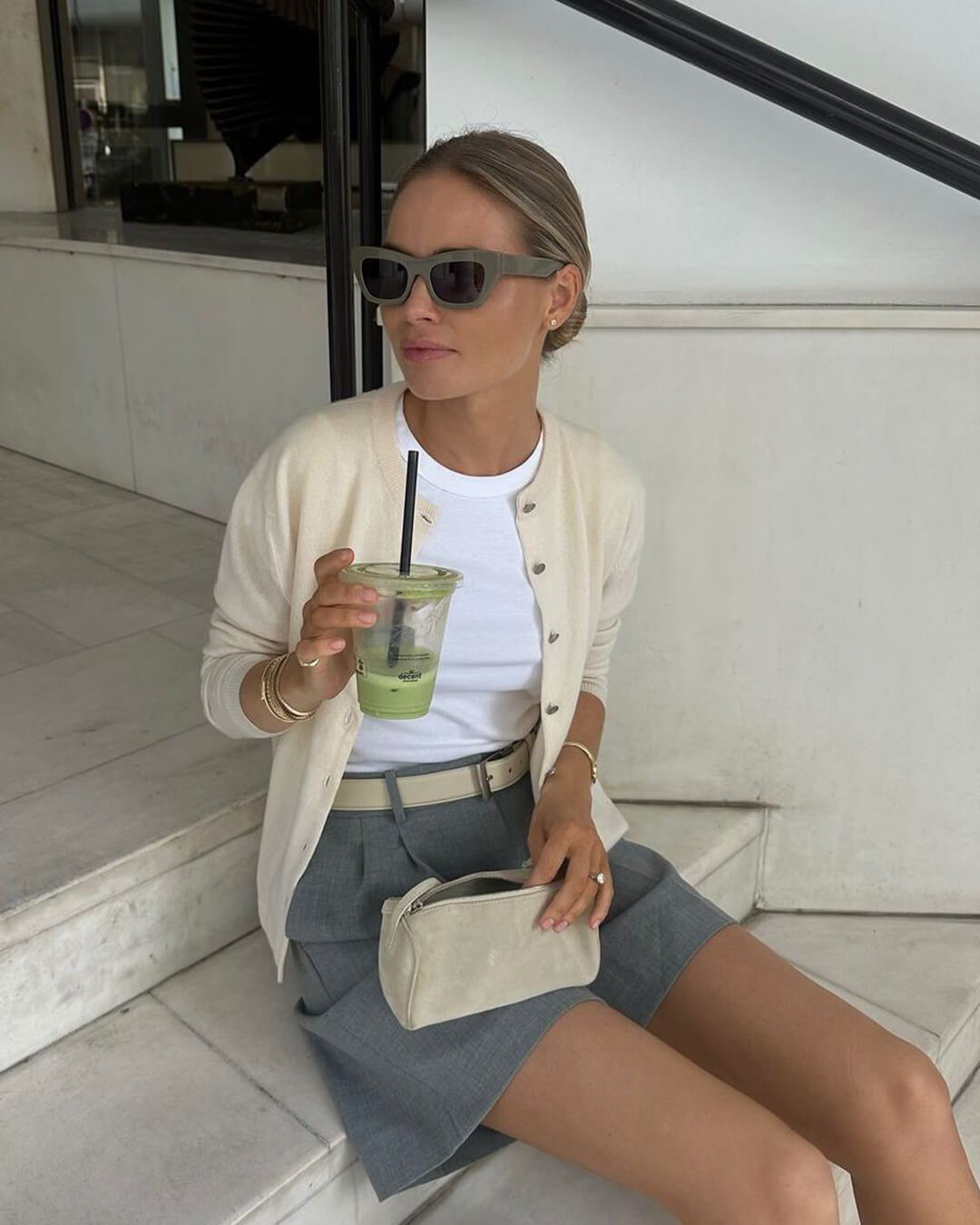 Mini sac à bandoulière en daim Danika