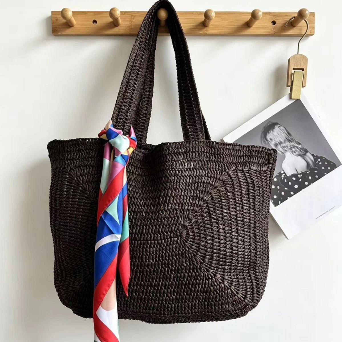 Sac de plage tissé bohème Hannie