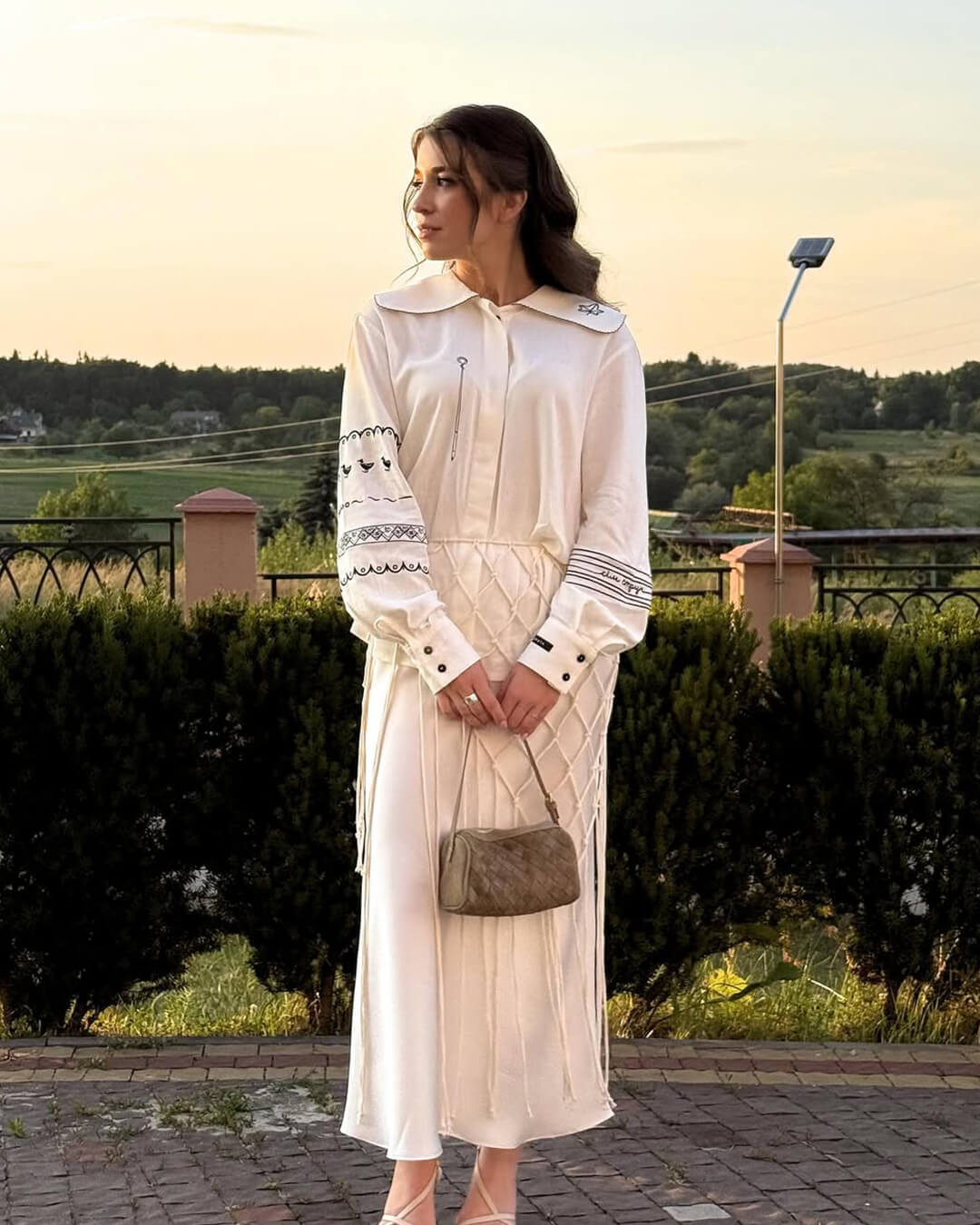 Sac en daim tressé Eva