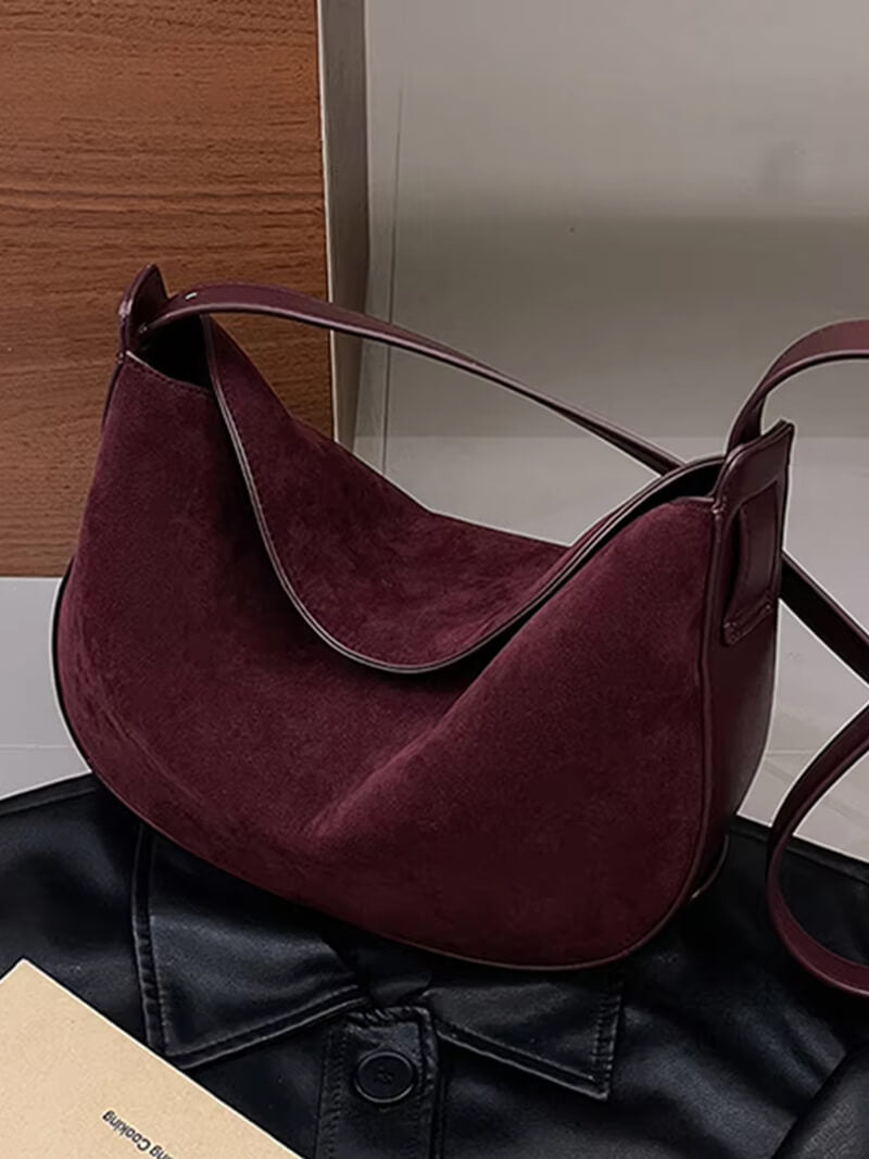 Sac à main en daim synthétique Lily