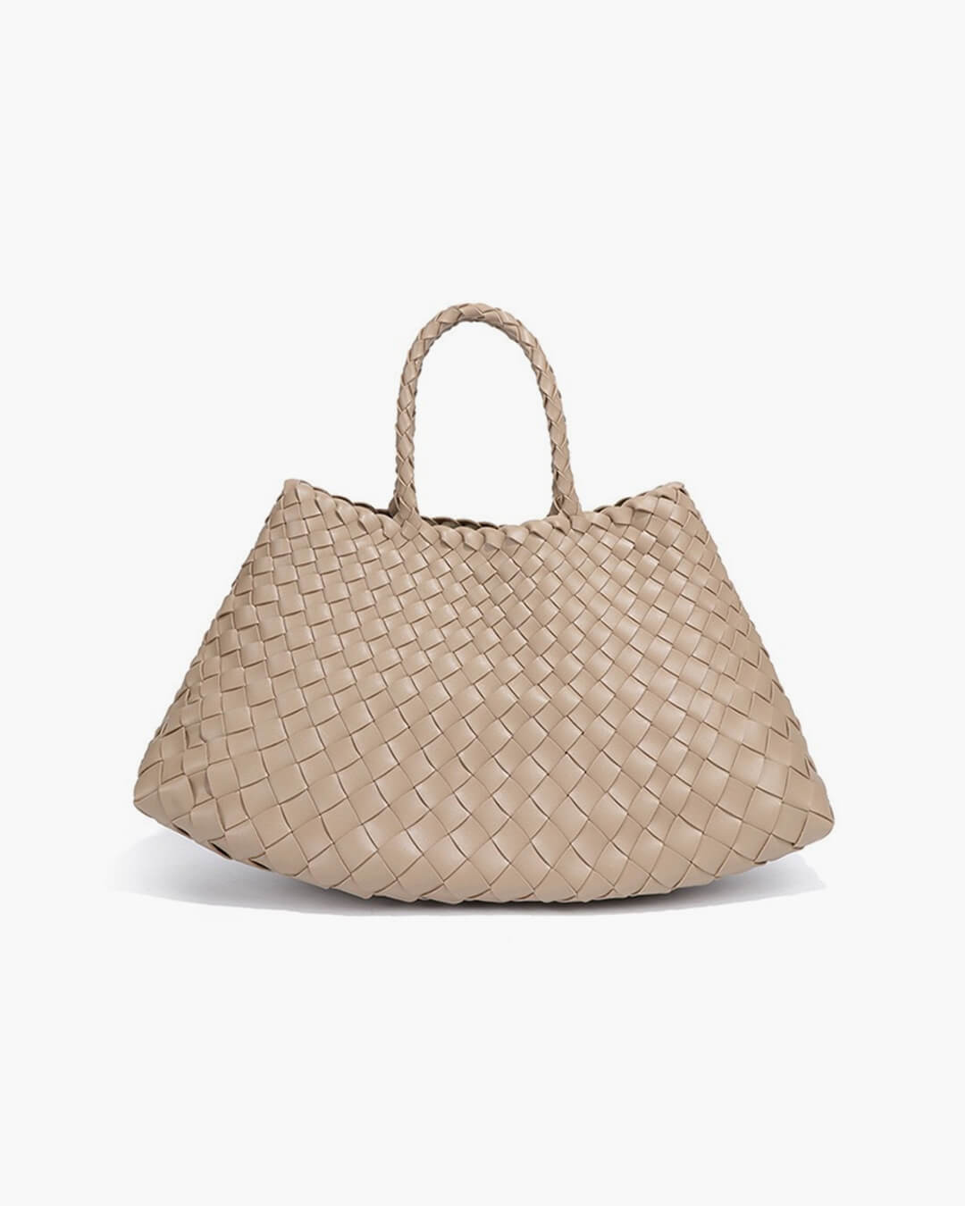 Sac moyen tressé en cuir vegan Marissa