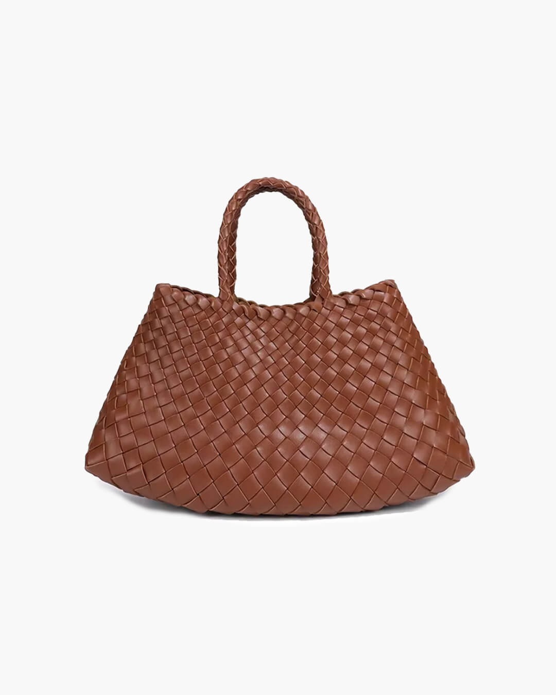 Sac moyen tressé en cuir vegan Marissa