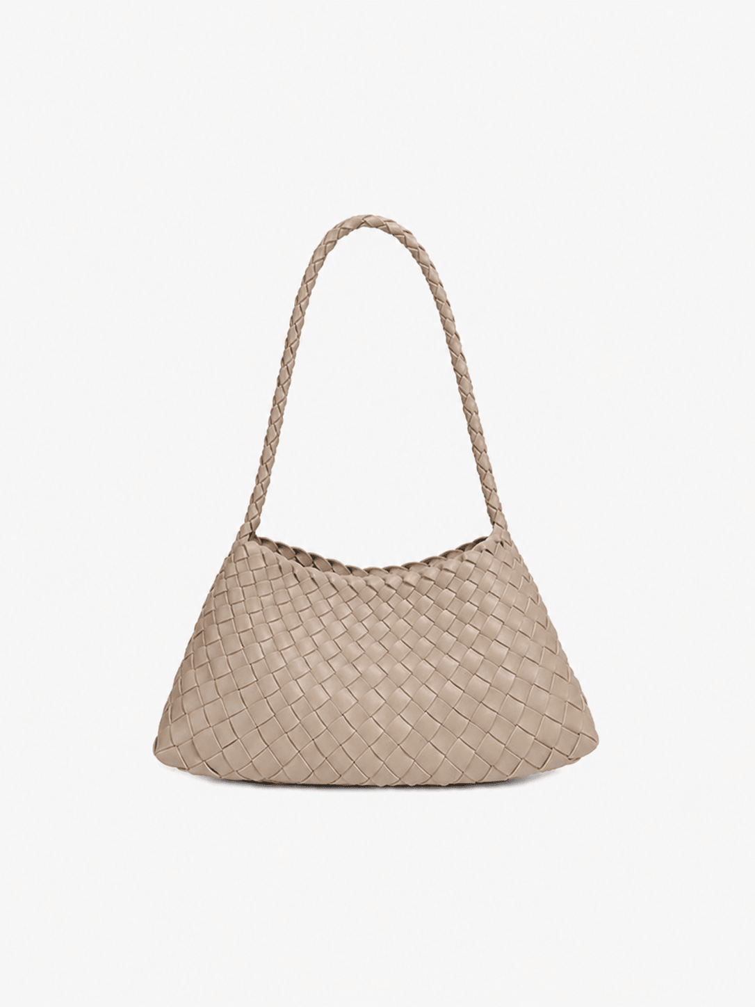 Petit sac tressé en cuir vegan Marissa