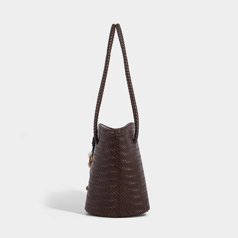 Sac seau tressé avec trousse Meryl