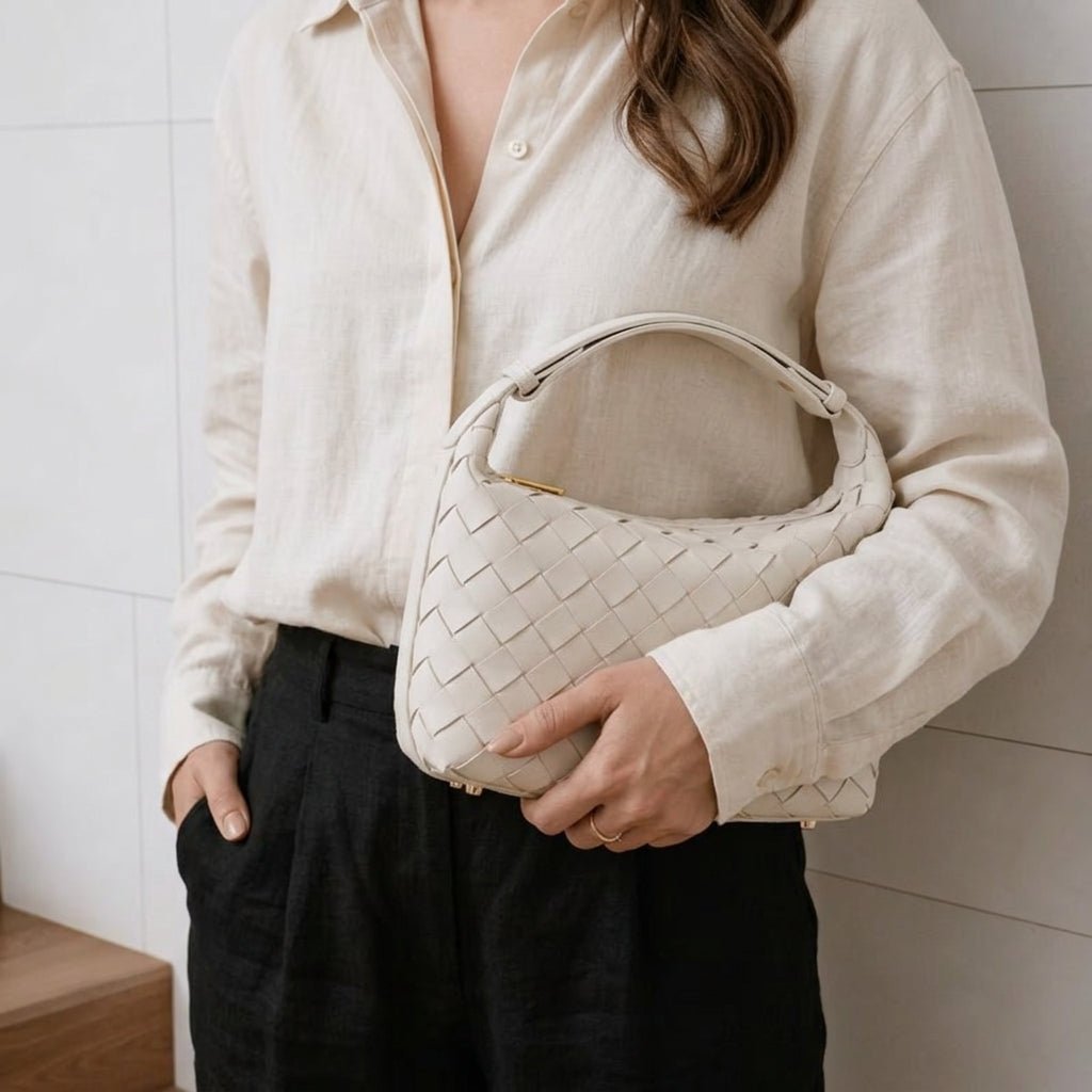 Mini-sac tressé Mica