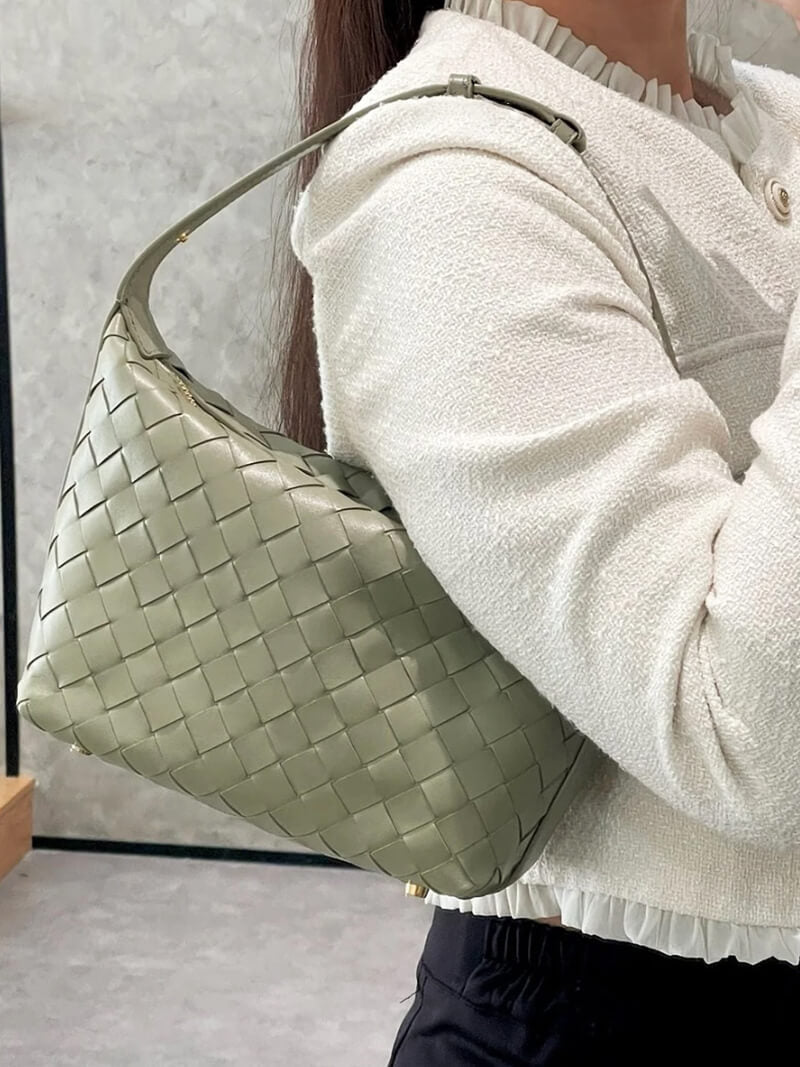 Mini-sac tressé Mica
