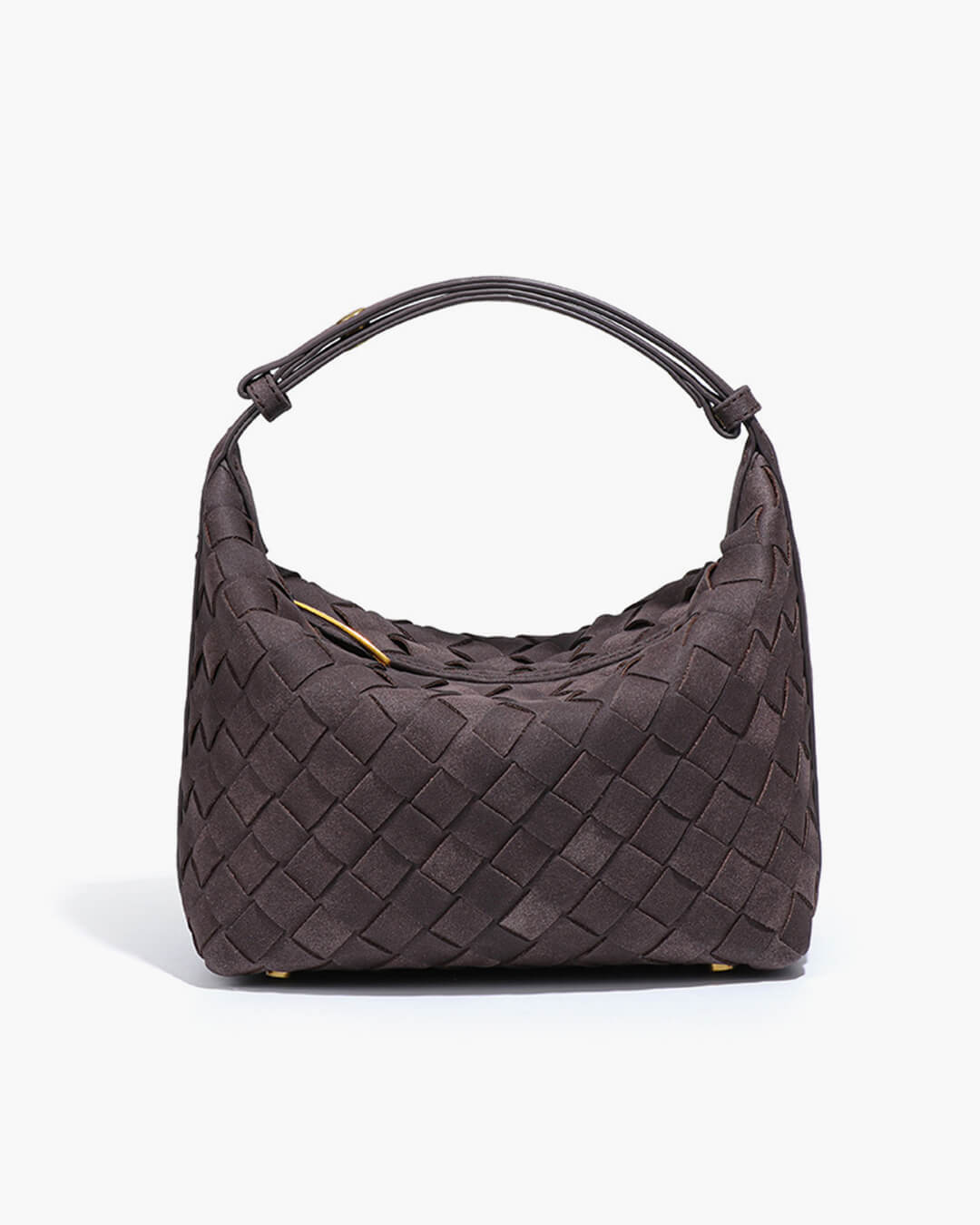 Sac Mica en cuir suédé tissé