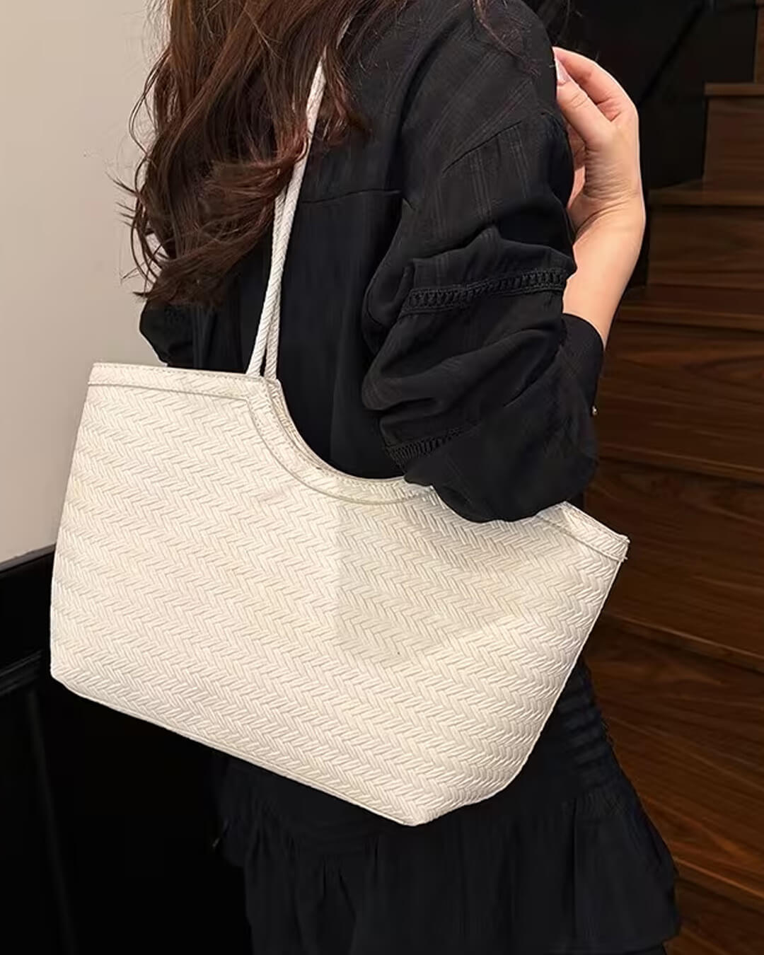 Sac Rica tissé en similicuir