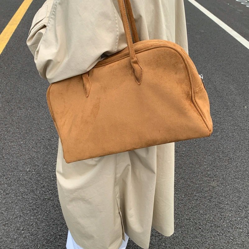 Sac cabas Sandra en daim