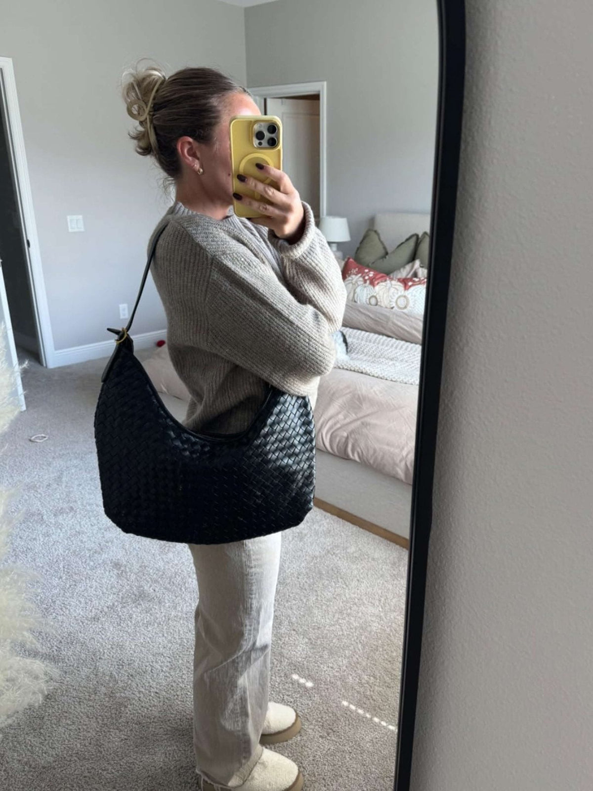Sac cabas tissé Scarlett