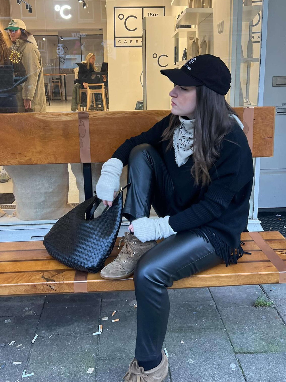 Sac cabas tissé Scarlett