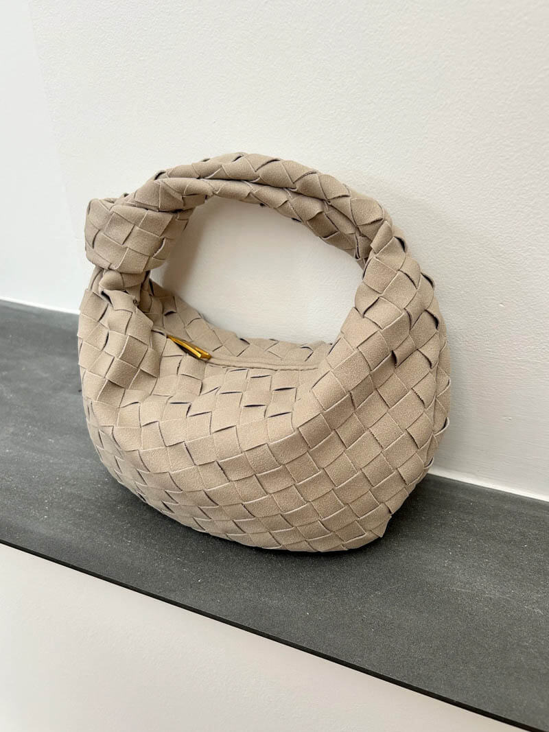 Mini sac tissé en daim