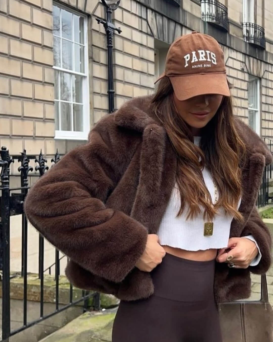 Veste en similicuir Mia