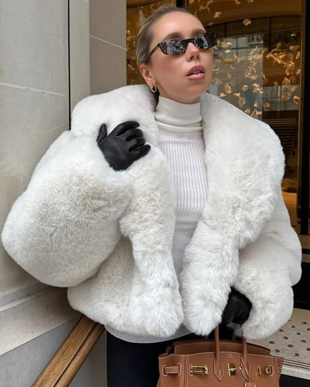 Manteau en fausse fourrure Adelheid