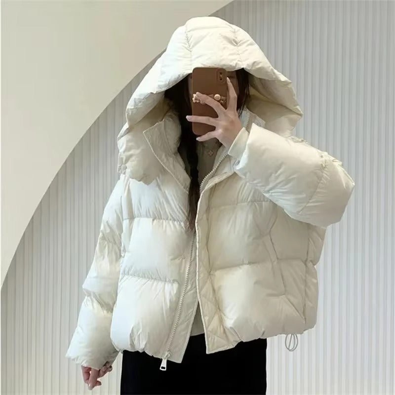 Adaure Veste matelassée épaisse à capuche