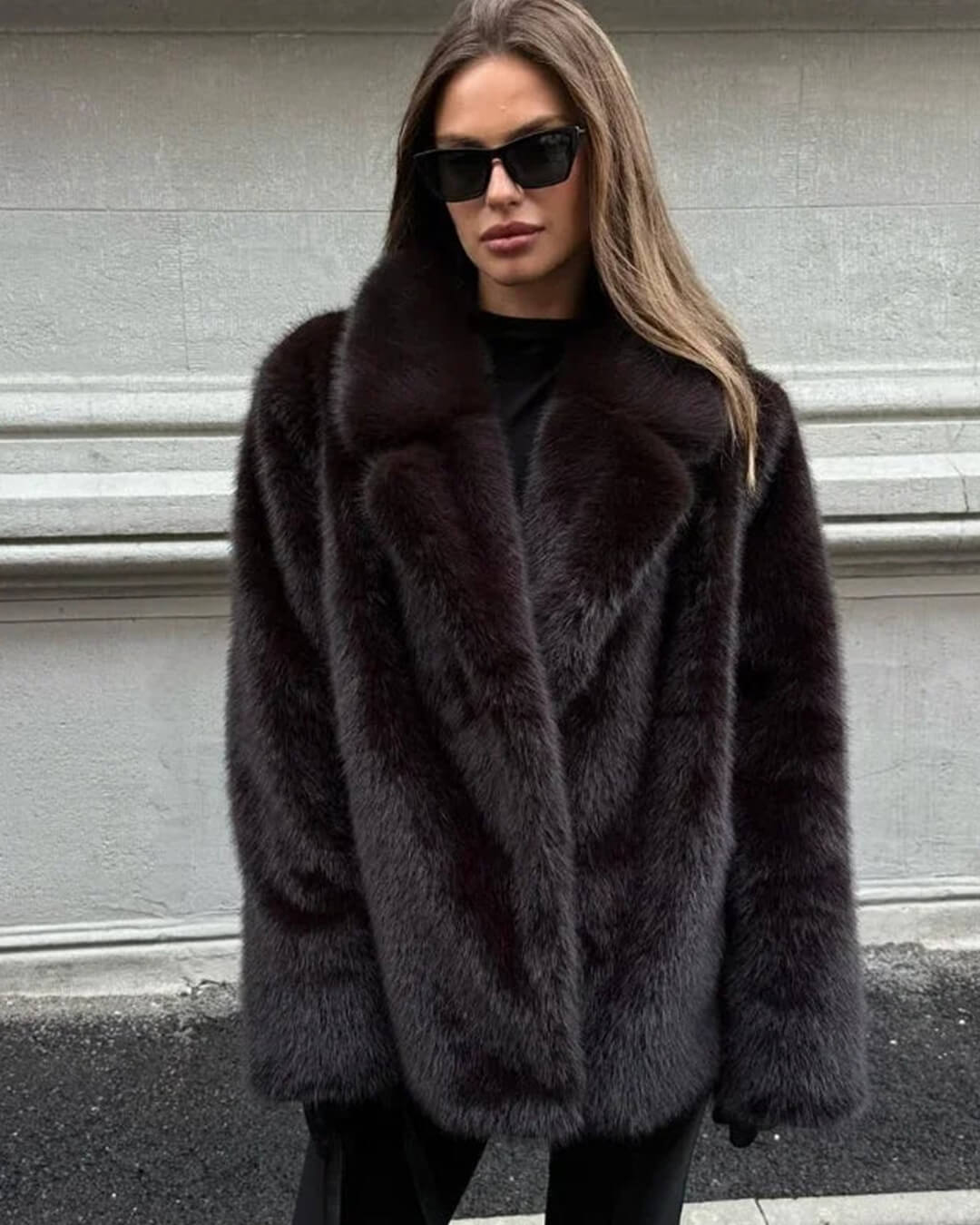 Manteau en fausse fourrure Carissa