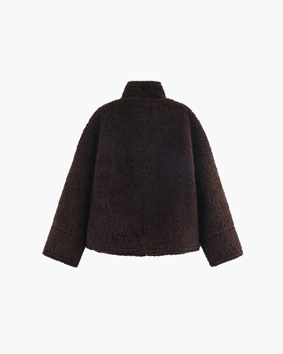 Veste Carol en simili cuir à col montant