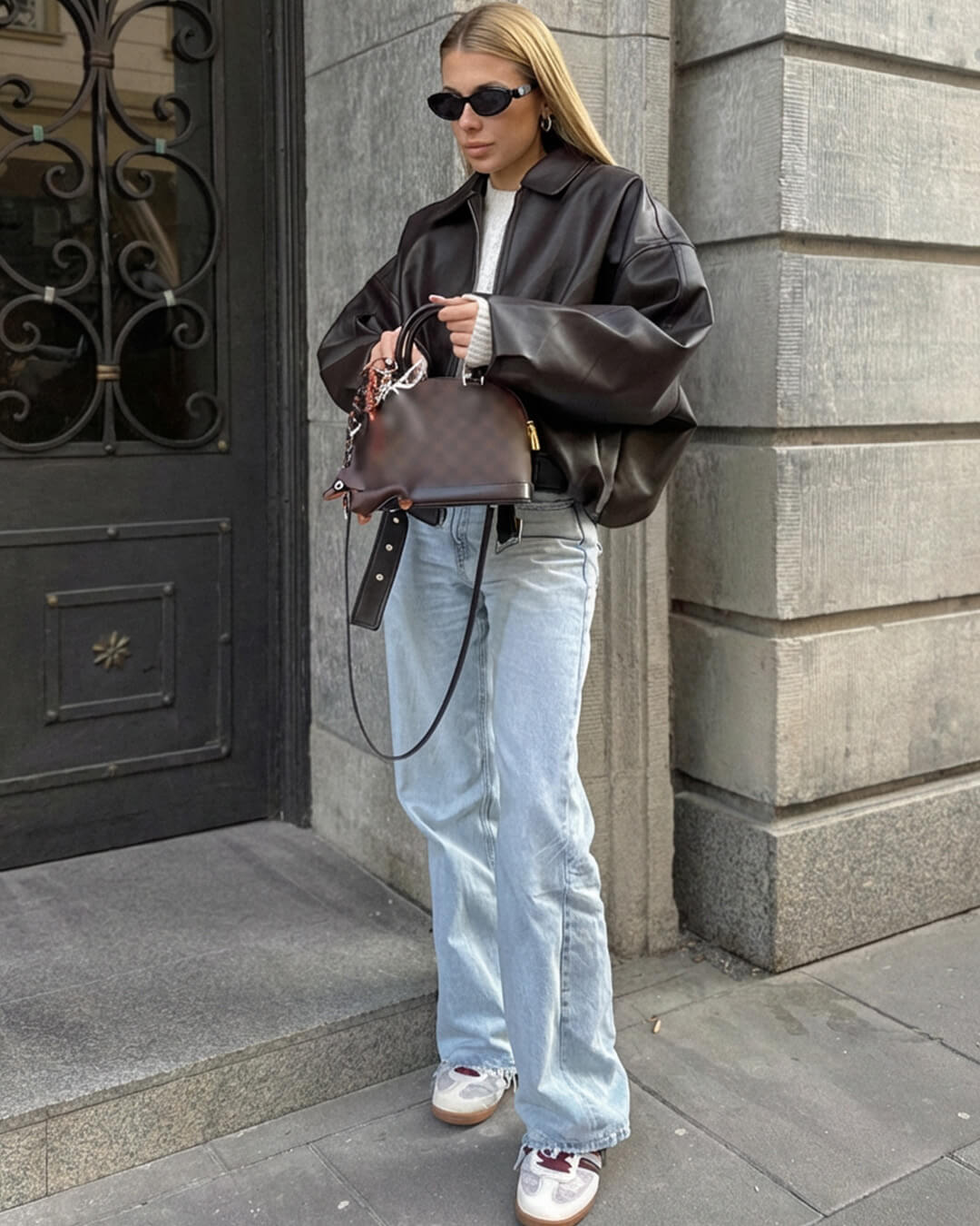 Veste en cuir vegan Georgia