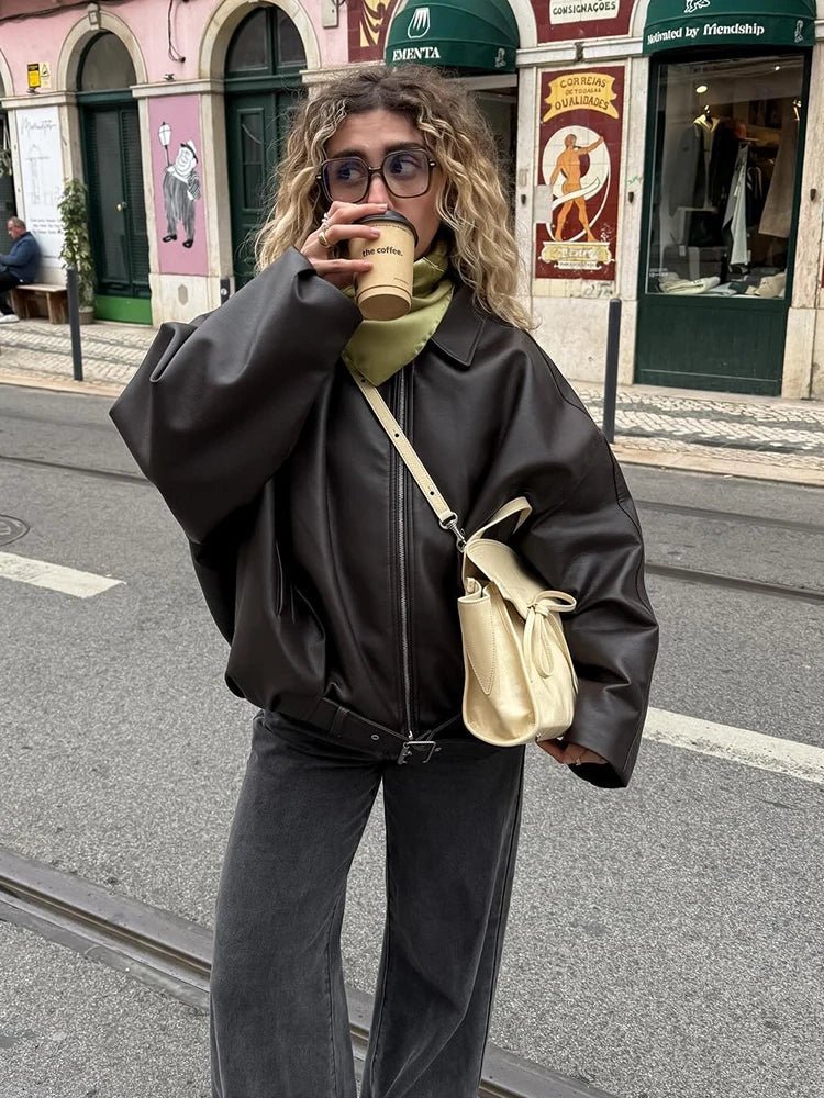 Veste en cuir vegan Georgia