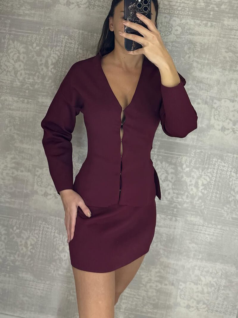 Ensemble en maille Cathy