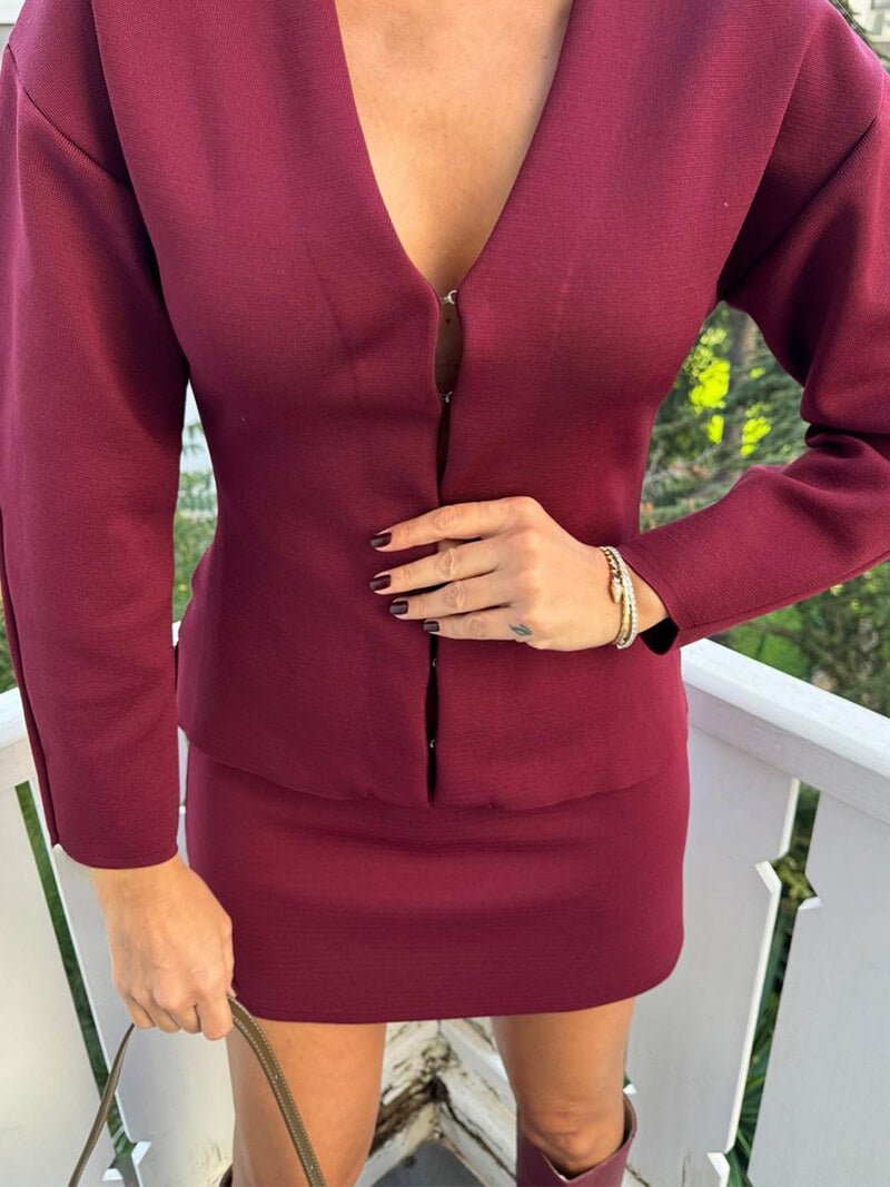 Ensemble en maille Cathy