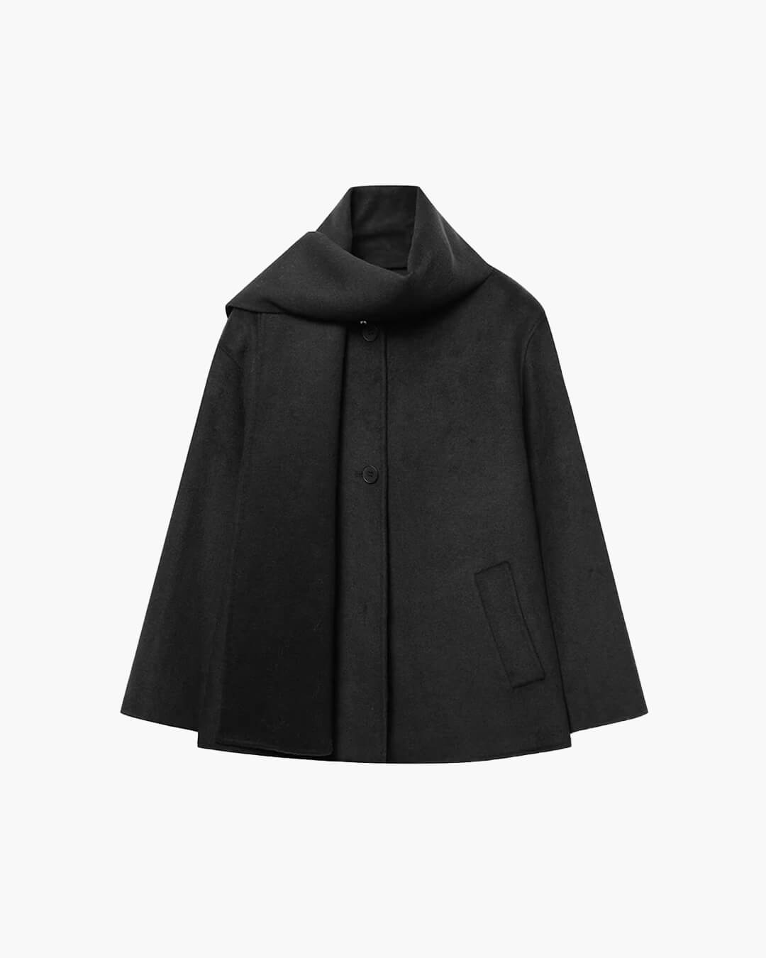 Manteau Cecille avec écharpe