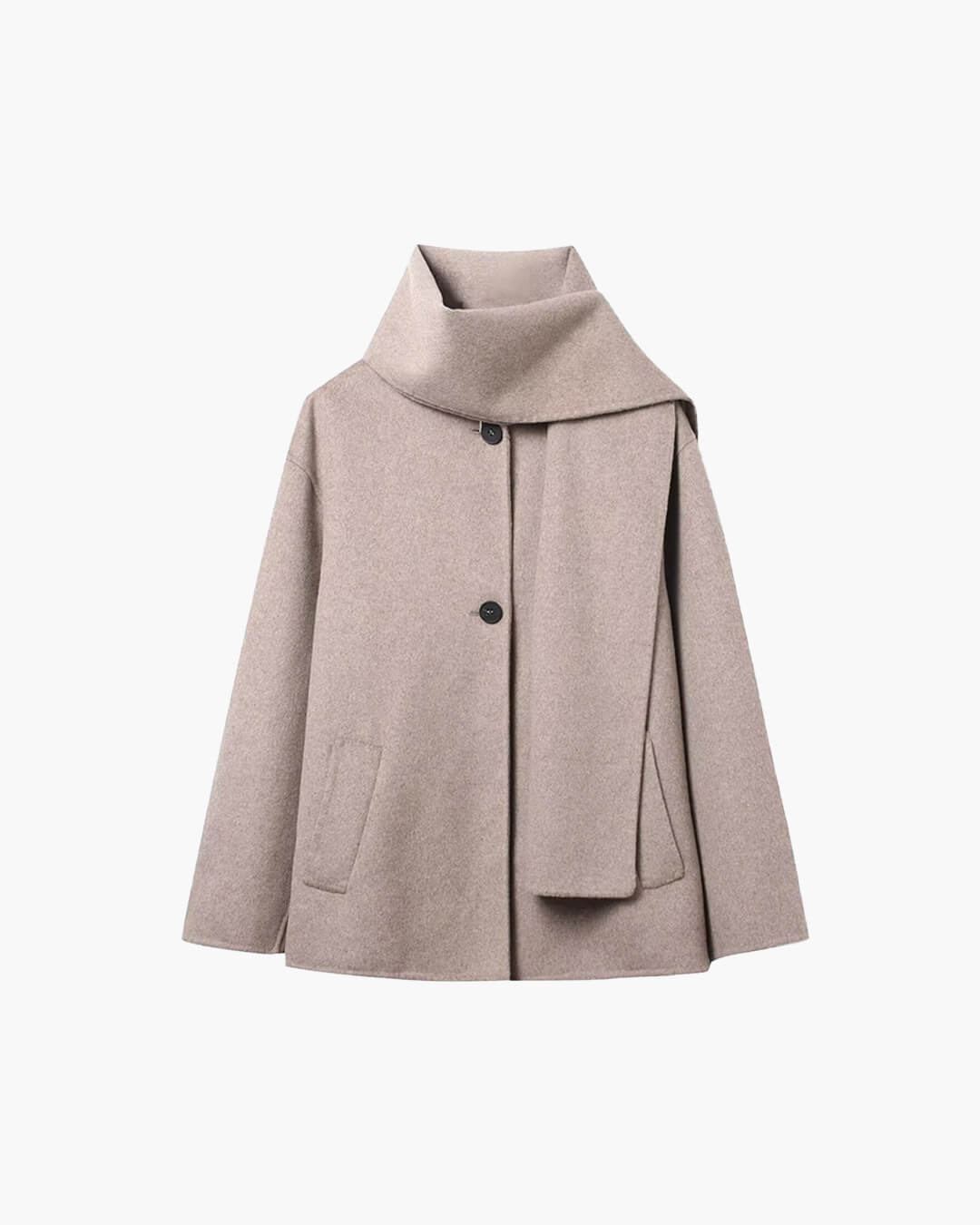 Manteau Cecille avec écharpe