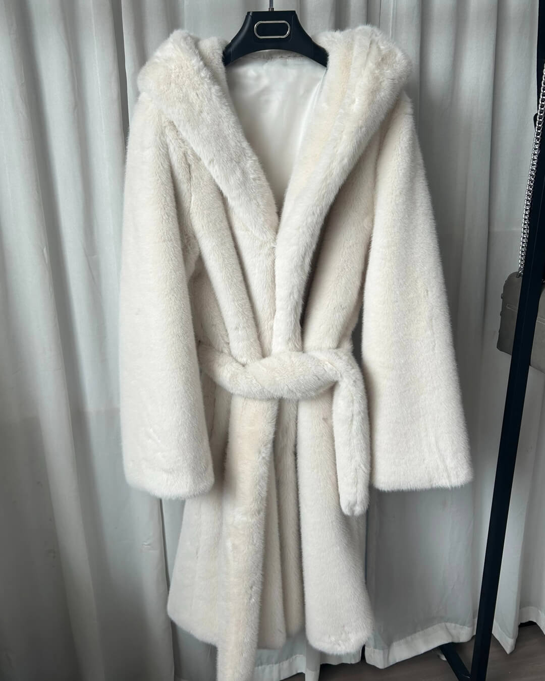 Bex manteau long à capuche