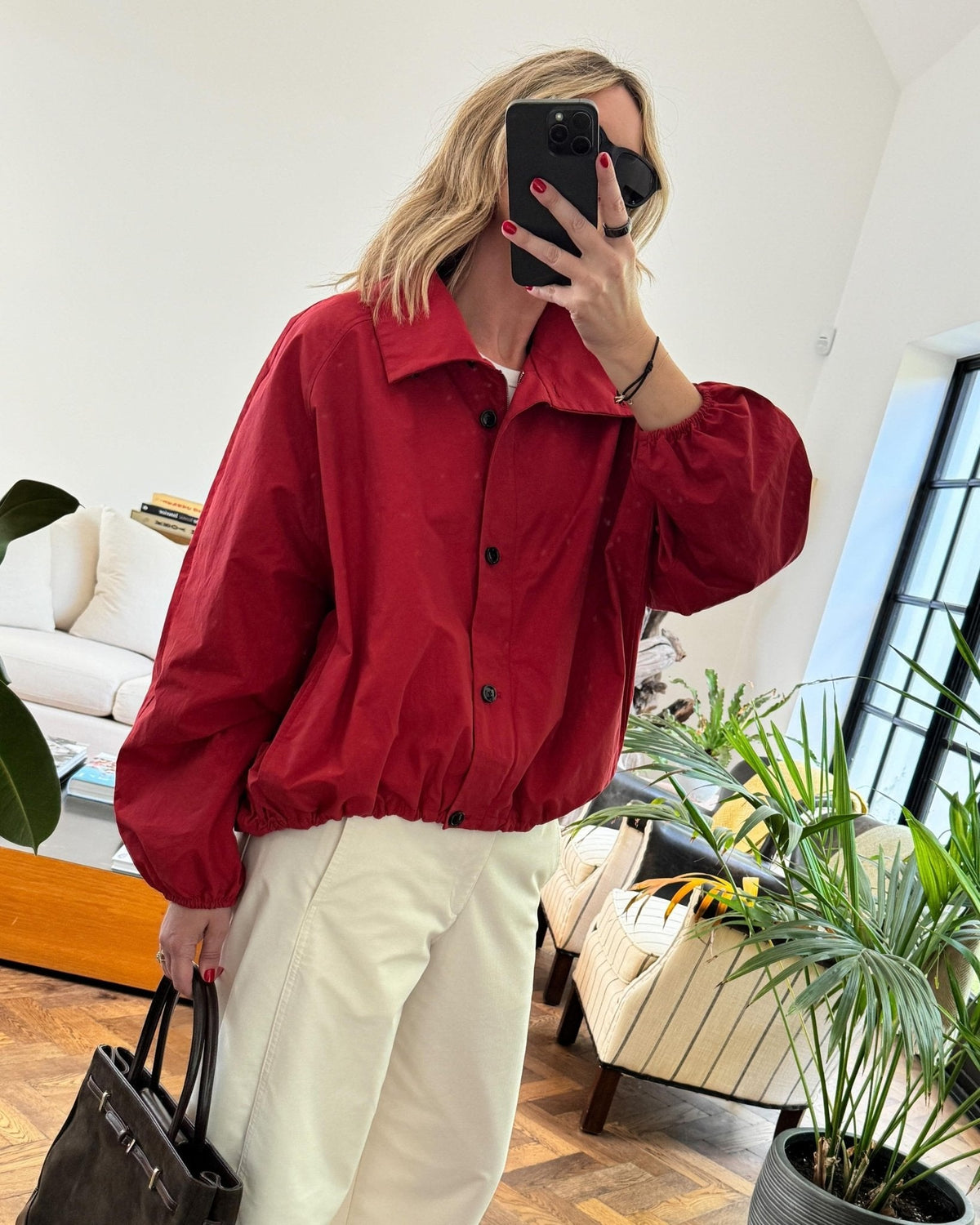 Veste Clara à col montant
