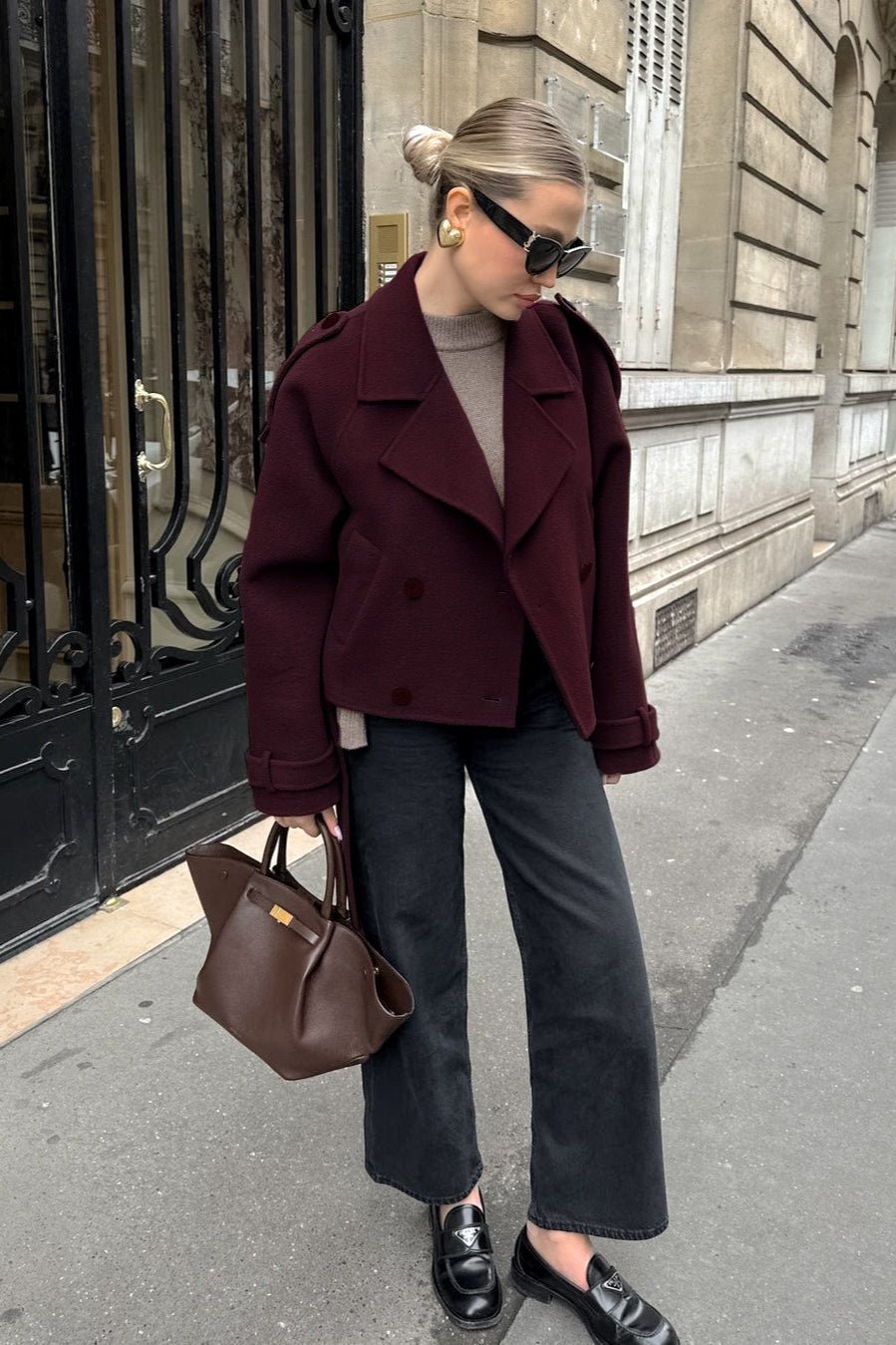 Manteau court d’automne et d’hiver Daphne