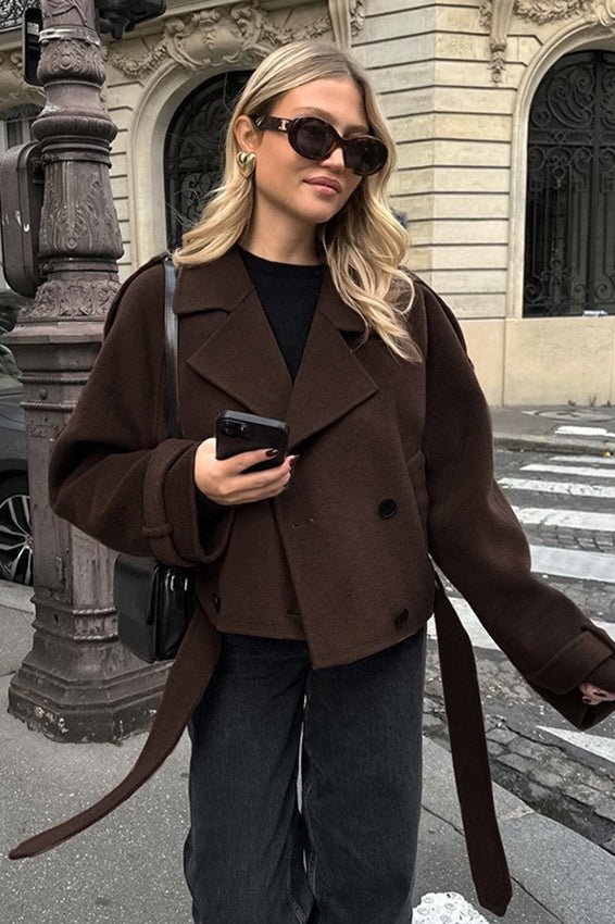 Manteau court d’automne et d’hiver Daphne