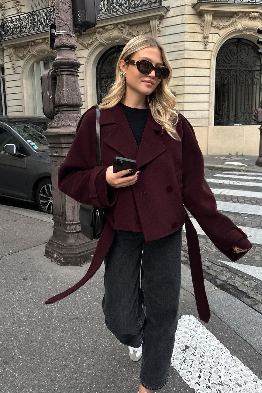 Manteau court d’automne et d’hiver Daphne