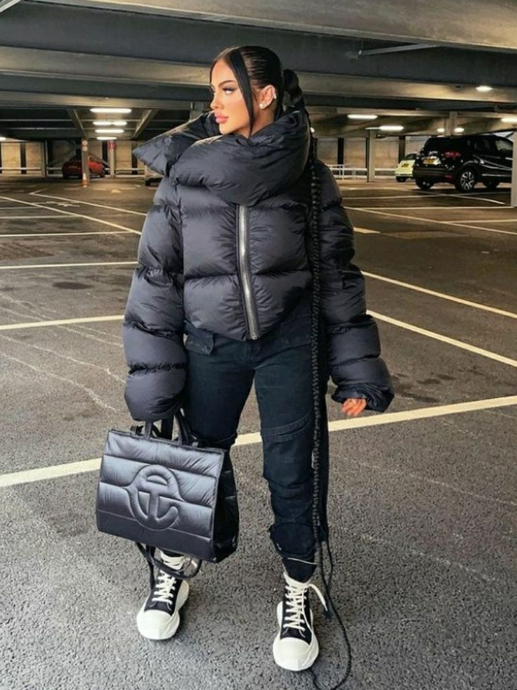 Veste matelassée à col cheminée Donna