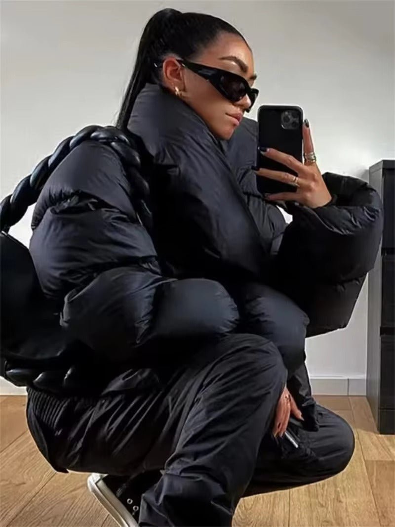 Veste matelassée à col cheminée Donna