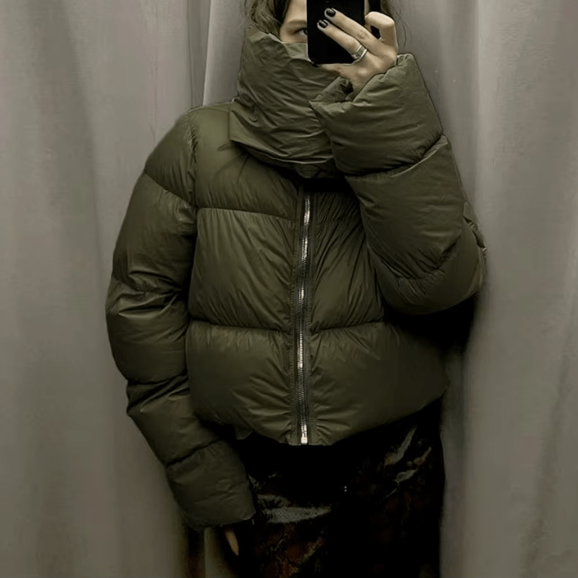 Veste matelassée à col cheminée Donna