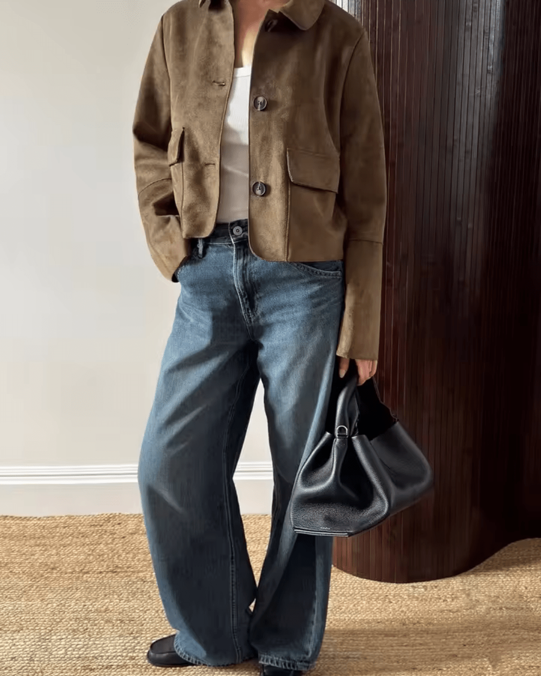 Veste en daim Elara