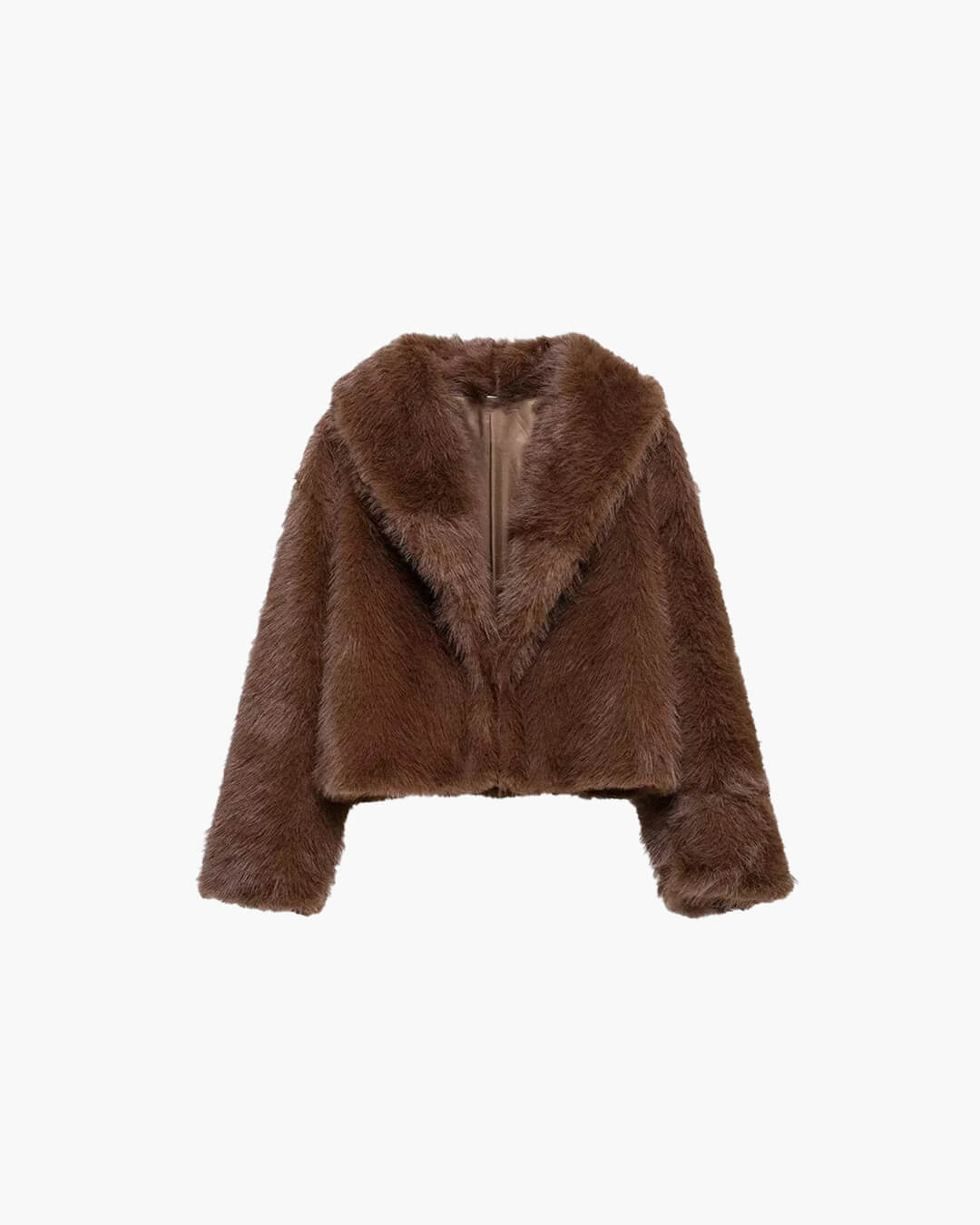 Manteau court en fausse fourrure Elsa