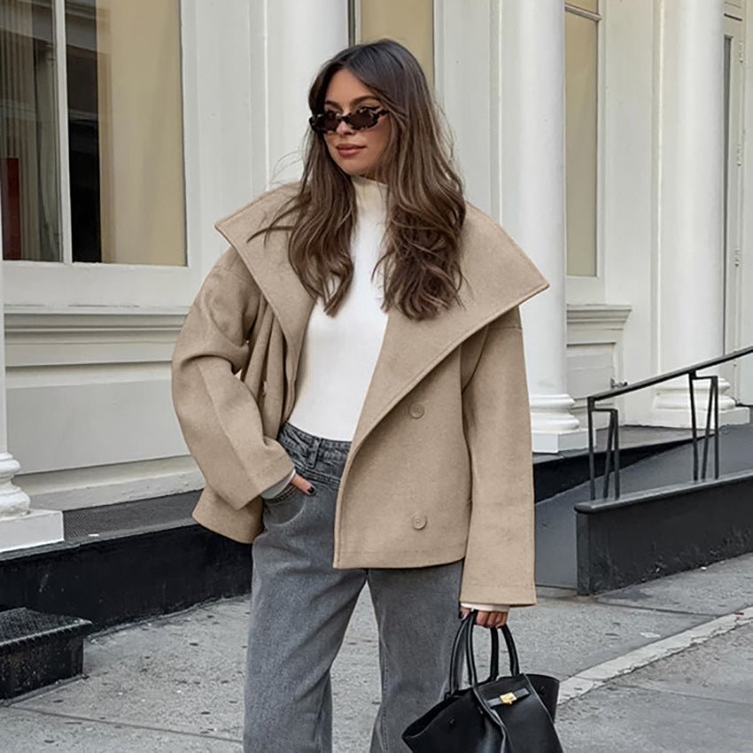 Manteau Emily à double boutonnage