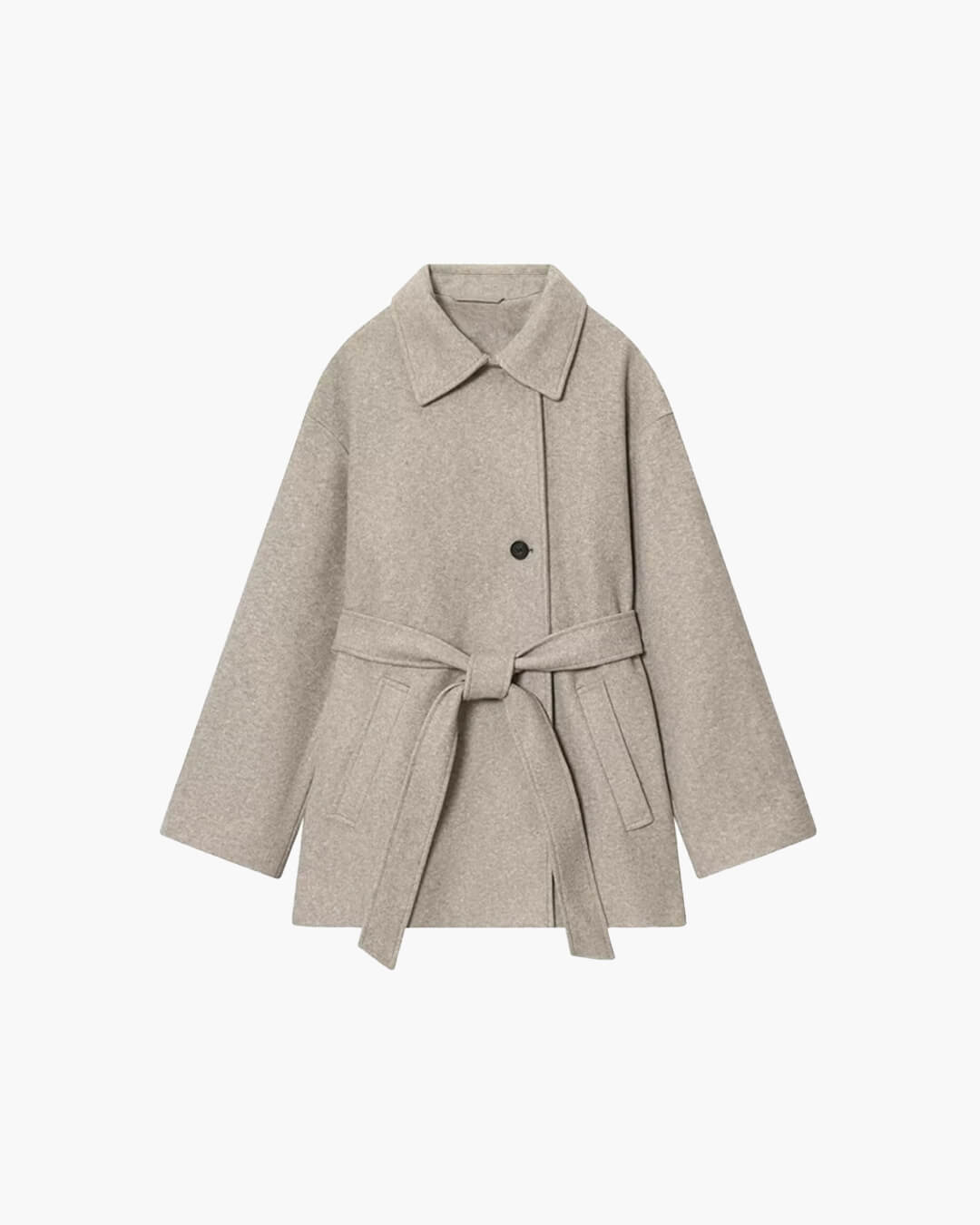 Manteau Felly en imitation laine avec ceinture
