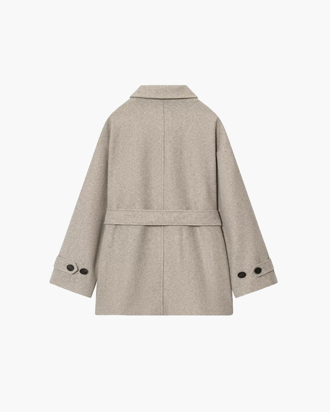 Manteau Felly en imitation laine avec ceinture