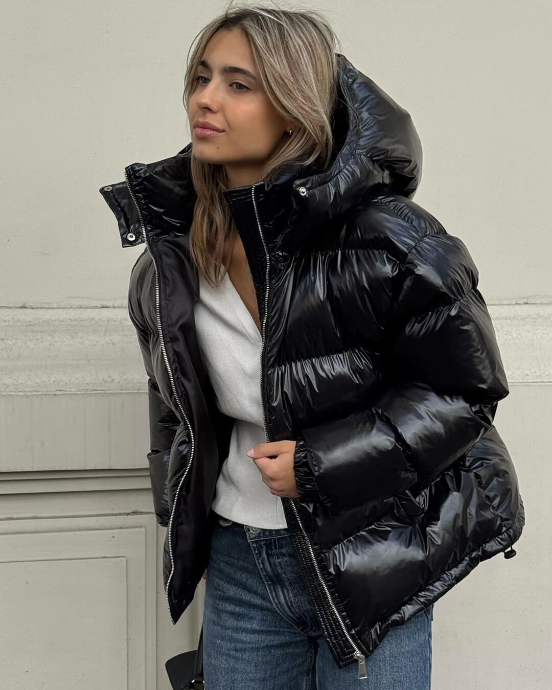 Veste matelassée à capuche Geraldine