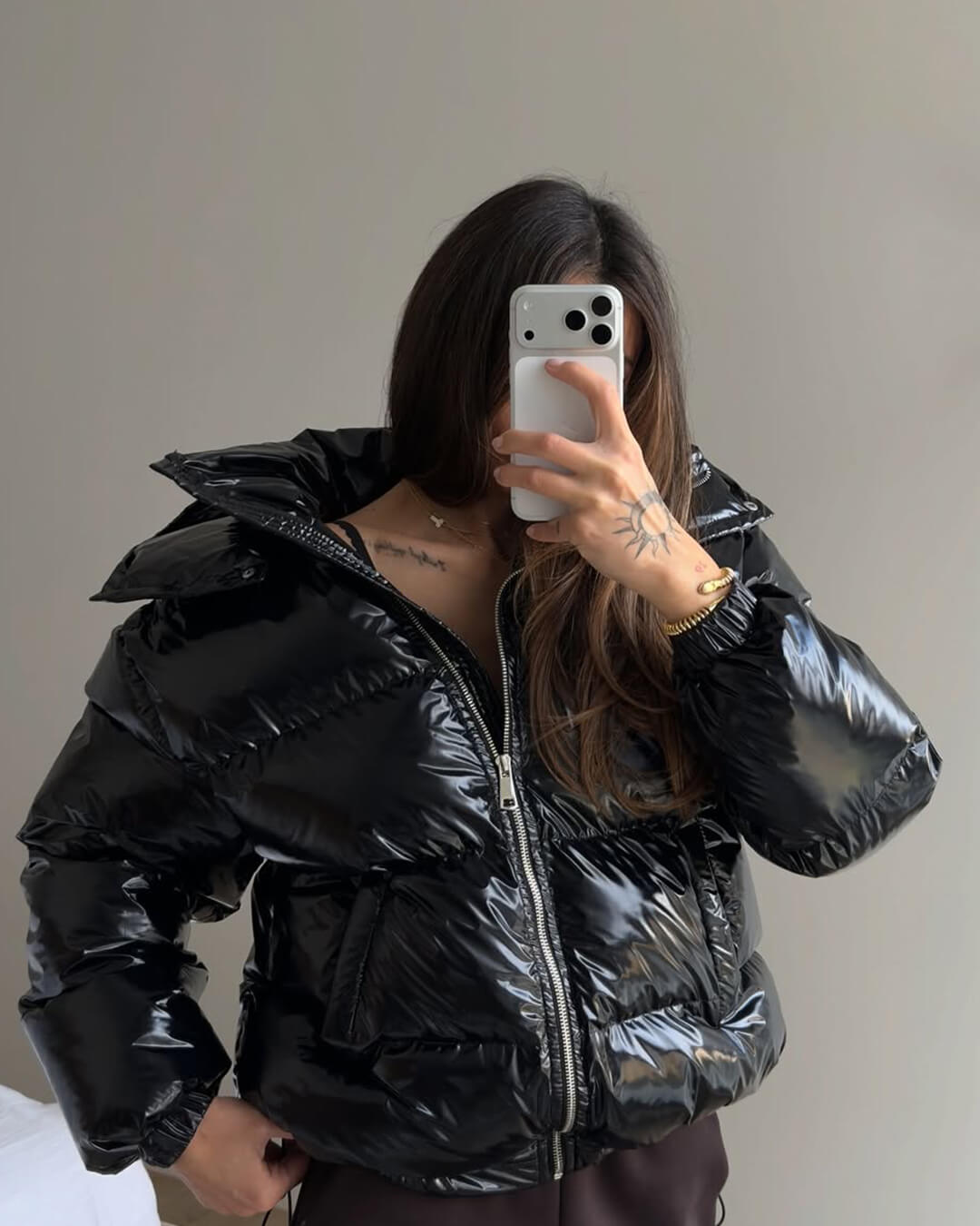 Veste matelassée à capuche Geraldine