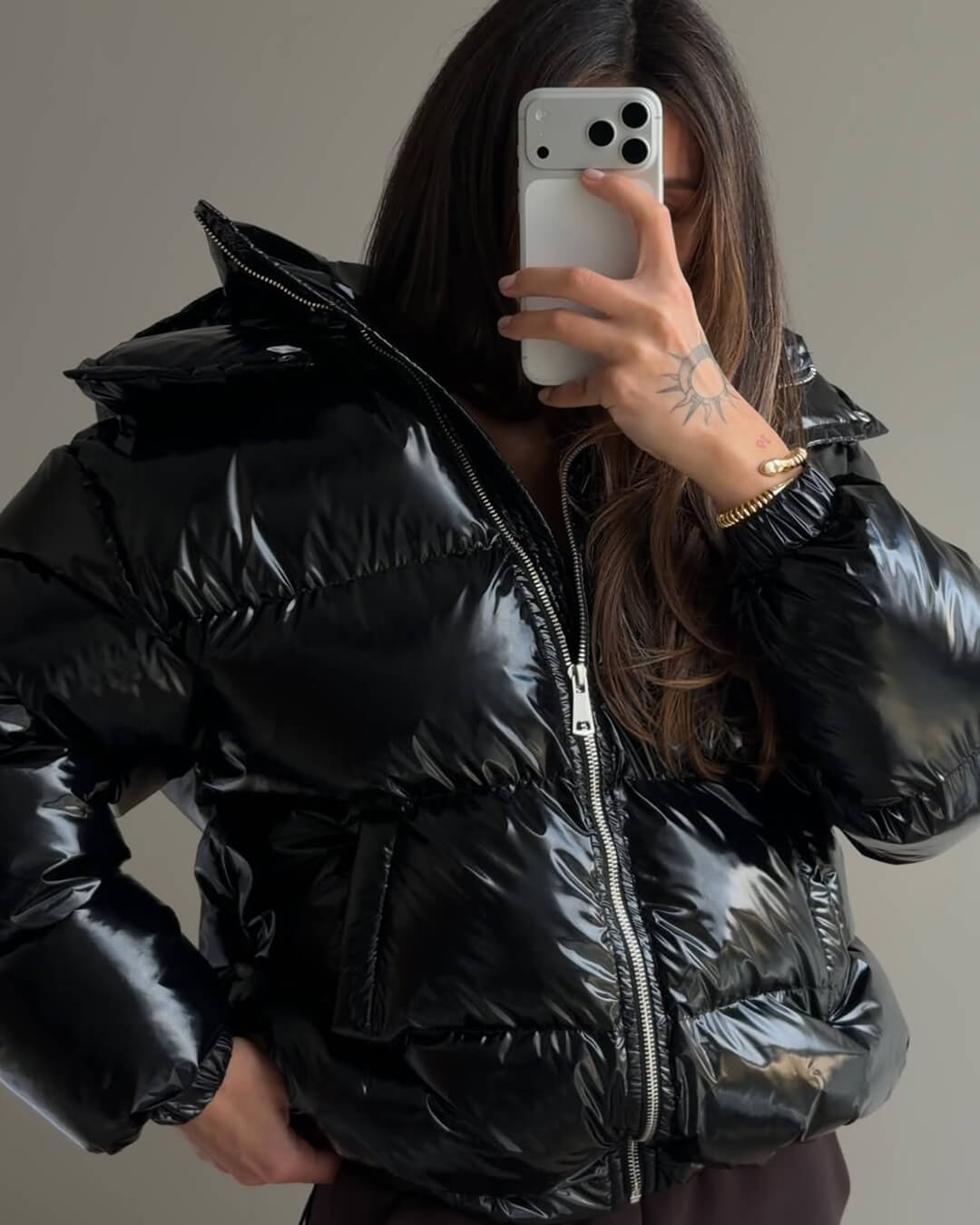 Veste matelassée à capuche Geraldine
