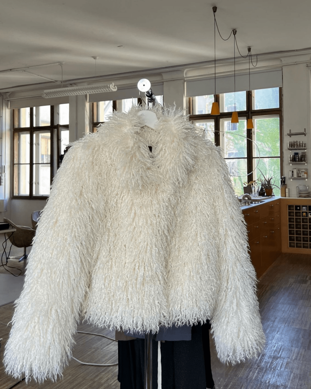 Veste courte en similicuir Gerda