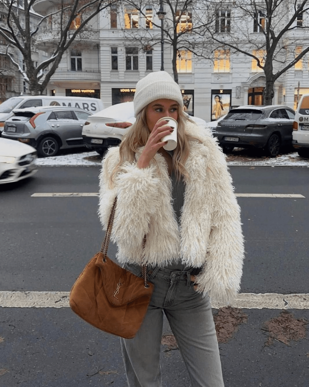 Veste courte en similicuir Gerda