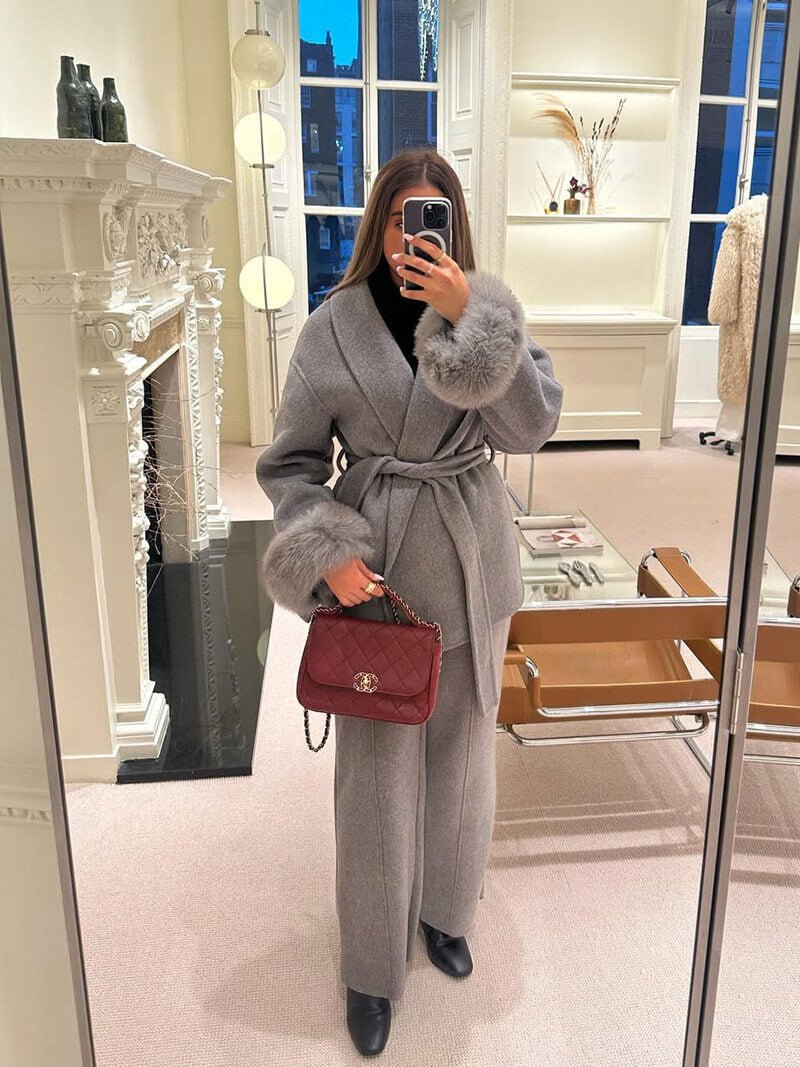 Manteau en fausse fourrure Grace