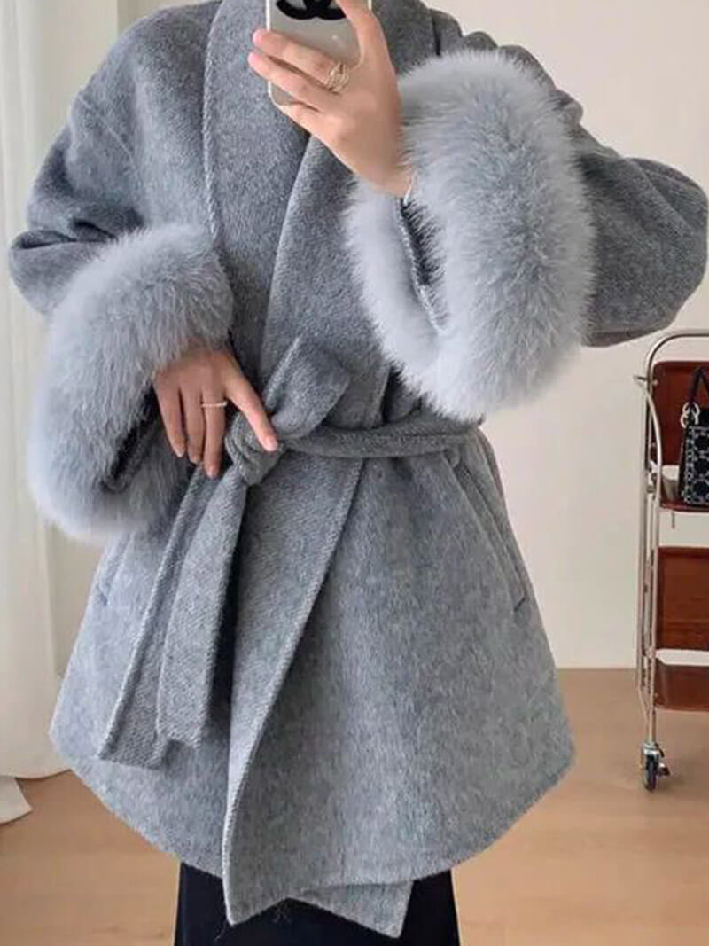 Manteau en fausse fourrure Grace