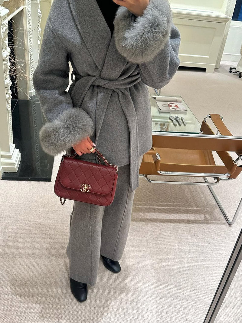 Manteau en fausse fourrure Grace